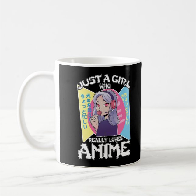 Anime Girl Otaku Teen Japanisch Manga Comic Fan Kaffeetasse (Links)