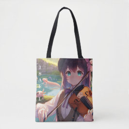 Anime Girl Playing Violine Personalisiert