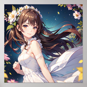Anime Girl Poster