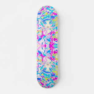 Anime Girl Remix Skate Deck 2023 Skateboard