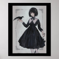 Anime Girl Sad Retro Ästhetik Japanisch Otaku
