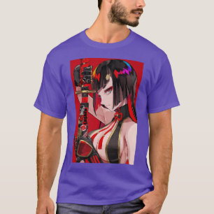 Anime Girl Samurai Waifu Japanisch Ästhetische Ota T-Shirt