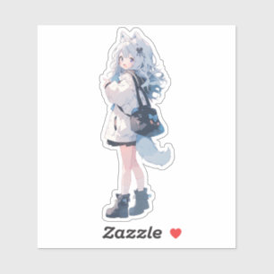 Anime Girl Series Aufkleber