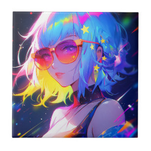 Anime Girl Stars Fliese