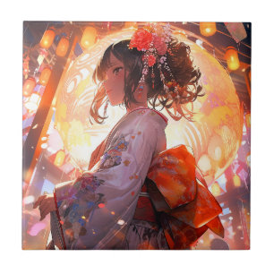 Anime Girl Stars Fliese