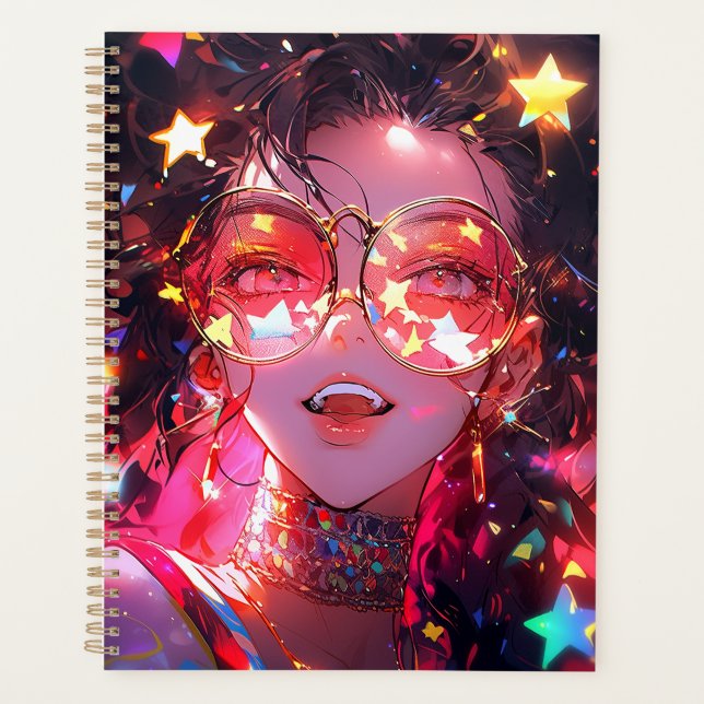 Anime Girl Stars Planer (Vorderseite)