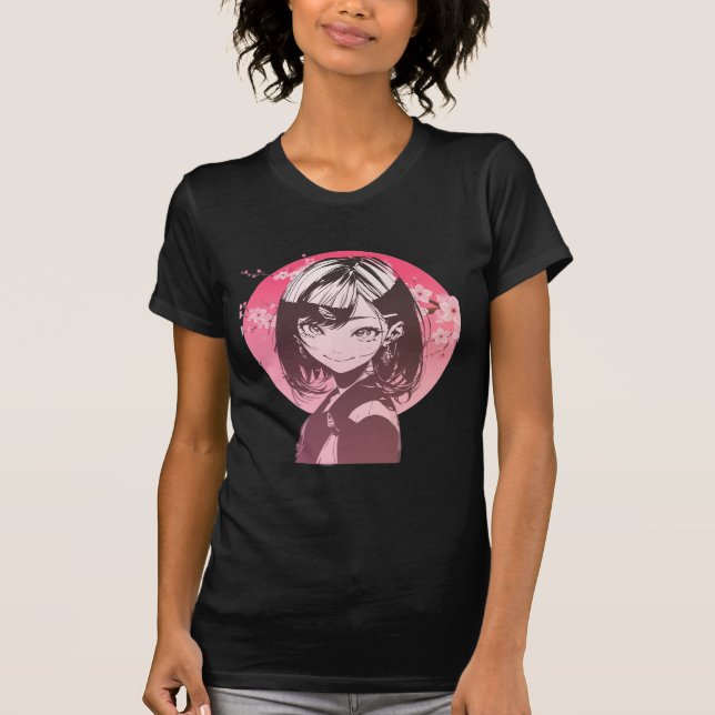 Anime Girl T-Shirt (Vorderseite)