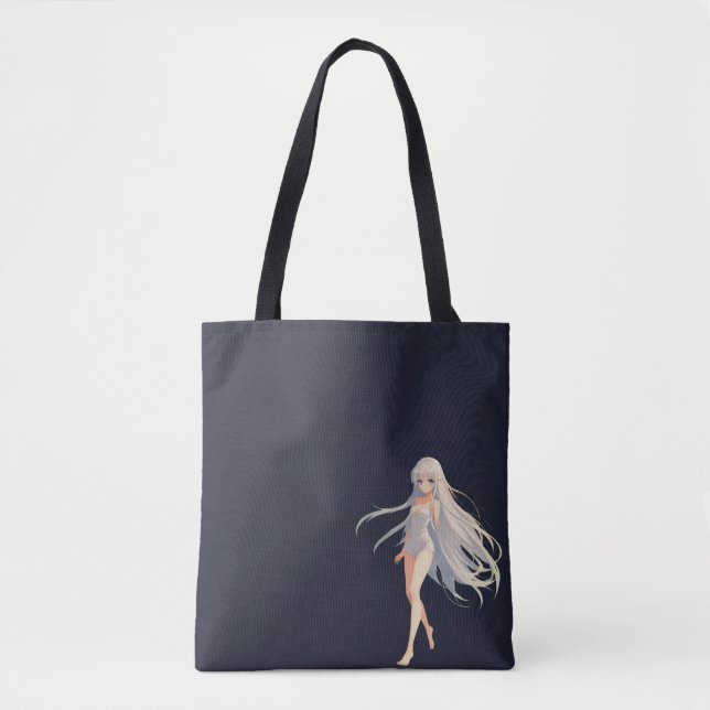 Anime Girl Tote Bag (Vorderseite)