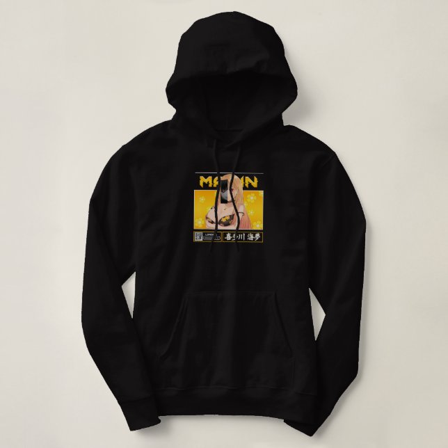 Anime Girl Waifu Hoodie (Design vorne)