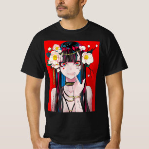 Anime Girl Waifu Japanisch Ästhetik Kawaii Otaku T-Shirt