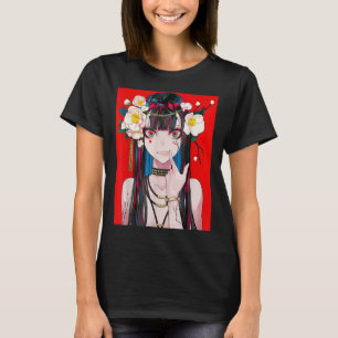 Anime Girl Waifu Japanisch Ästhetik Kawaii Otaku T-Shirt