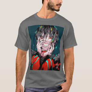 Anime Girl Yandere Waifu Aesthetic Japanese Otaku T-Shirt