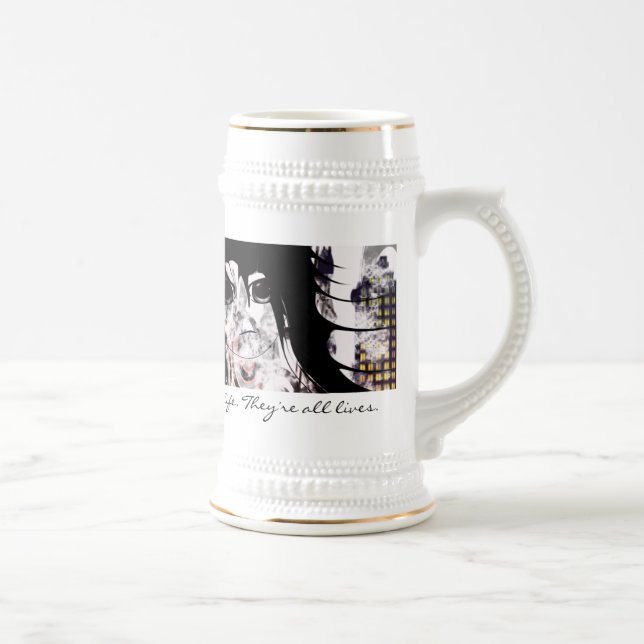 Anime Girls Bierglas (Rechts)