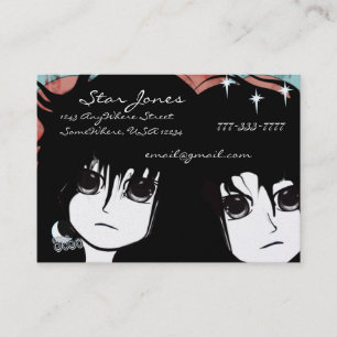Anime Girls Business Card Visitenkarte