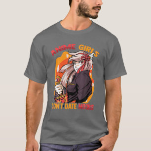Anime Girls Don't Date Noobs - Niedlich Kawaii - M T-Shirt