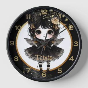 Anime Girls Goth Niedliches Dekorationsgeschenk Ka Uhr