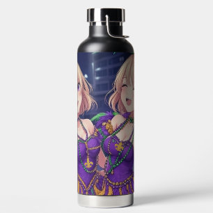 Anime Girls Mardi Gras Trinkflasche
