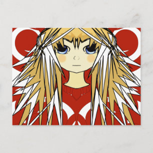 Anime Girls Postkarte