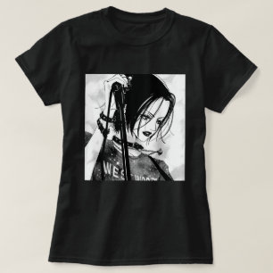Anime Gothic Girl Aesthetic Waifu Japanese Otaku T-Shirt