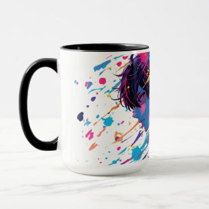 Anime Graffiti Chaos – Color Splash Becher Kühne Tasse