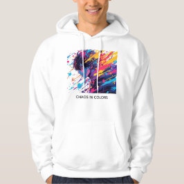 Anime Graffiti Chaos — Color Splash Hoodie