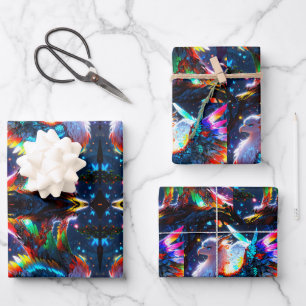 Anime Griffin Rōnin Design Geschenkpapier Set