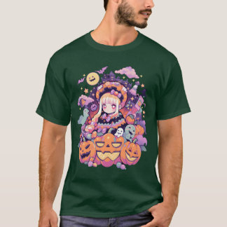 Anime-Halloween-Ästhetik Mädchen T-Shirt