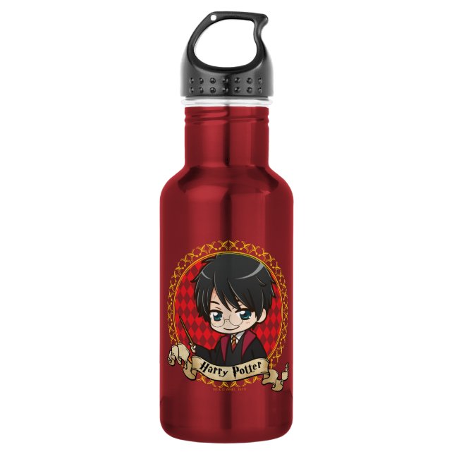 Anime Harry Potter Edelstahlflasche (Vorderseite)