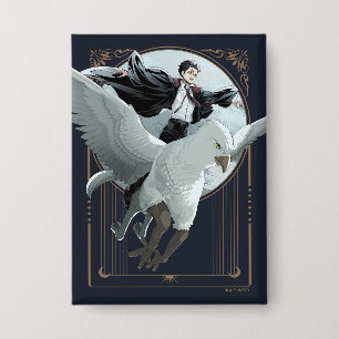 Anime HARRY POTTER™ Flight mit Buckbeak Button