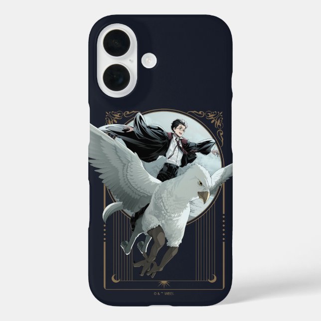 Anime HARRY POTTER™ Flight mit Buckbeak Case-Mate iPhone Hülle (Rückseite)