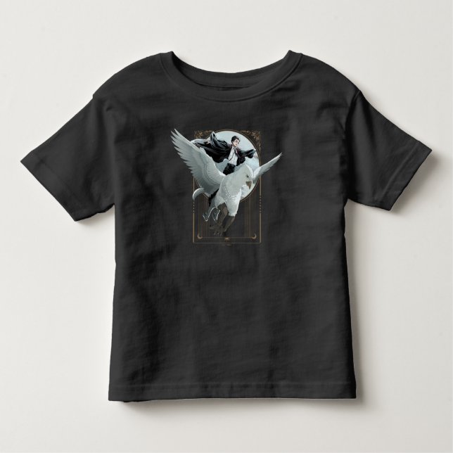 Anime HARRY POTTER™ Flight mit Buckbeak Kleinkind T-shirt (Vorderseite)