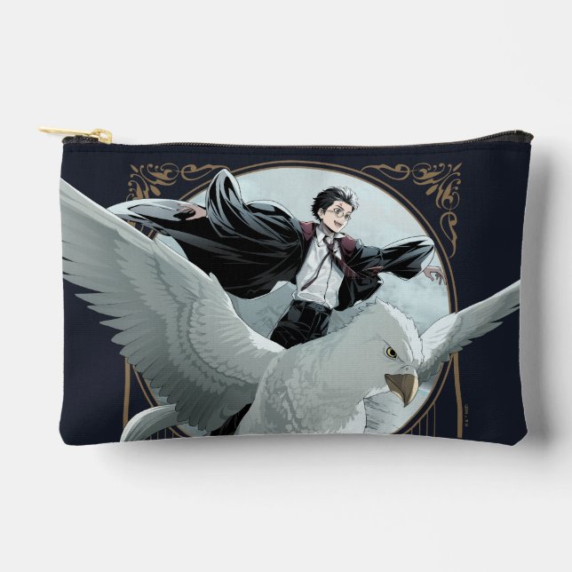 Anime HARRY POTTER™ Flight mit Buckbeak Zubehörtasche (Vorderseite)