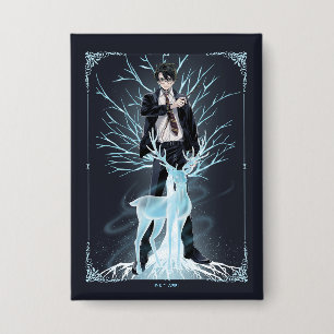 Anime HARRY POTTER™ Hirsch Patronus Button