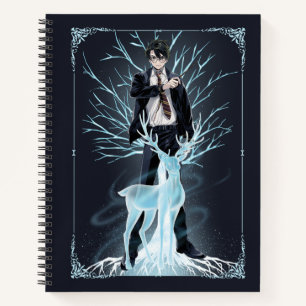 Anime HARRY POTTER™ Hirsch Patronus Notizbuch