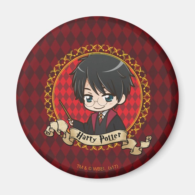 Anime Harry Potter Magnet (Vorne)