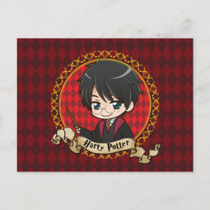 Anime Harry Potter Postkarte