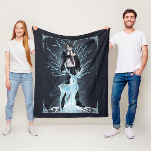 Anime HARRY POTTER™ Stag Patronus Fleecedecke