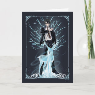 Anime HARRY POTTER™ Stag Patronus Karte
