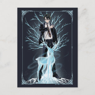 Anime HARRY POTTER™ Stag Patronus Postkarte