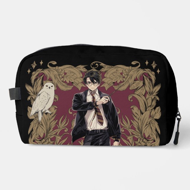 Anime HARRY POTTER™ Zierrahmen Waschbeutel (Vorderseite)