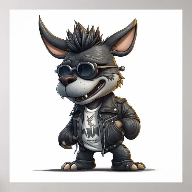 Anime-Helden Poster (Vorne)