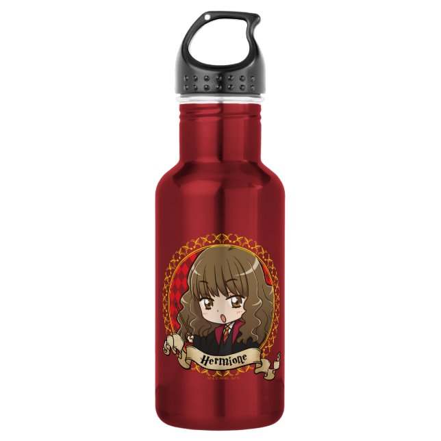 Anime Hermione Granger Edelstahlflasche (Vorderseite)