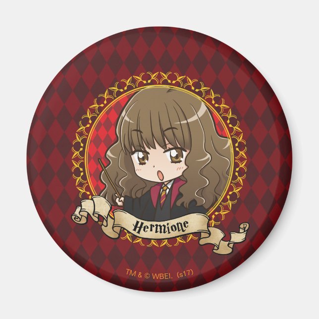 Anime Hermione Granger Magnet (Vorne)
