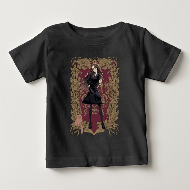 Anime Hermione Granger Verziert Frame Baby T-shirt (Vorderseite)