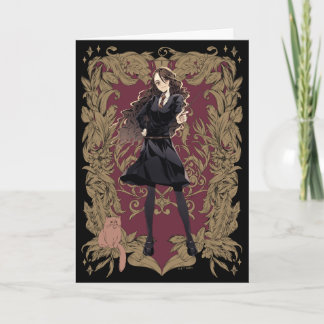 Anime Hermione Granger Verziert Frame Karte