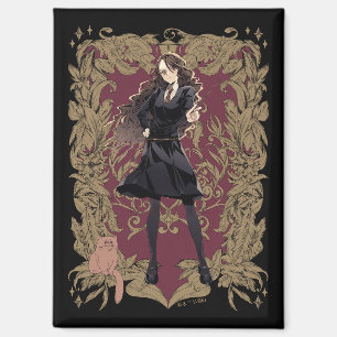 Anime Hermione Granger Verziert Frame Magnet