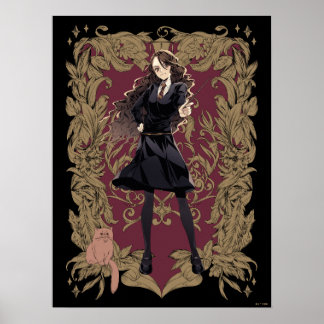 Anime Hermione Granger Verziert Frame Poster