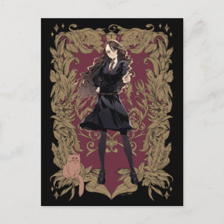 Anime Hermione Granger Verziert Frame Postkarte