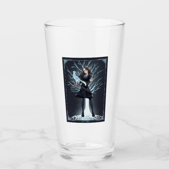 Anime Hermione Grangers Otter Patronus Glas (Vorderseite)