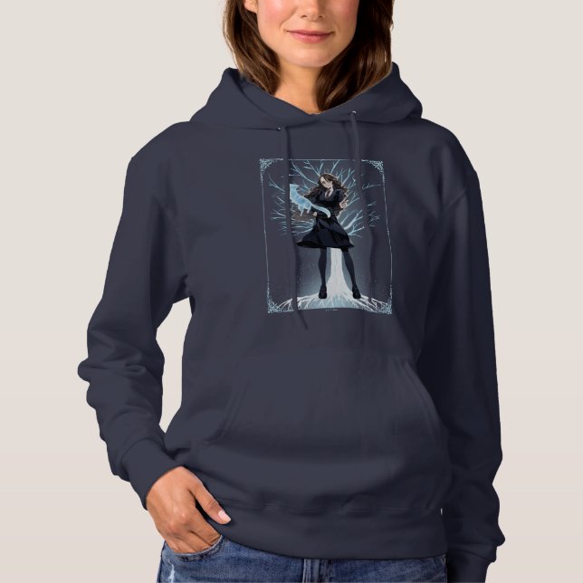 Anime Hermione Grangers Otter Patronus Hoodie (Vorderseite)